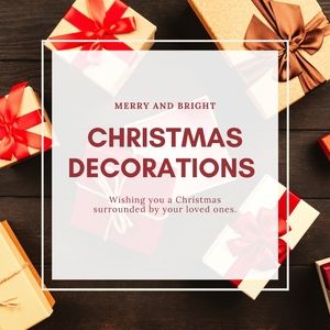 Christmas decoration sign